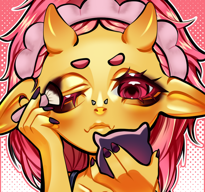 Ícone chibi renderizado: